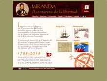 Tablet Screenshot of franciscodemiranda.info