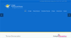 Desktop Screenshot of franciscodemiranda.cl